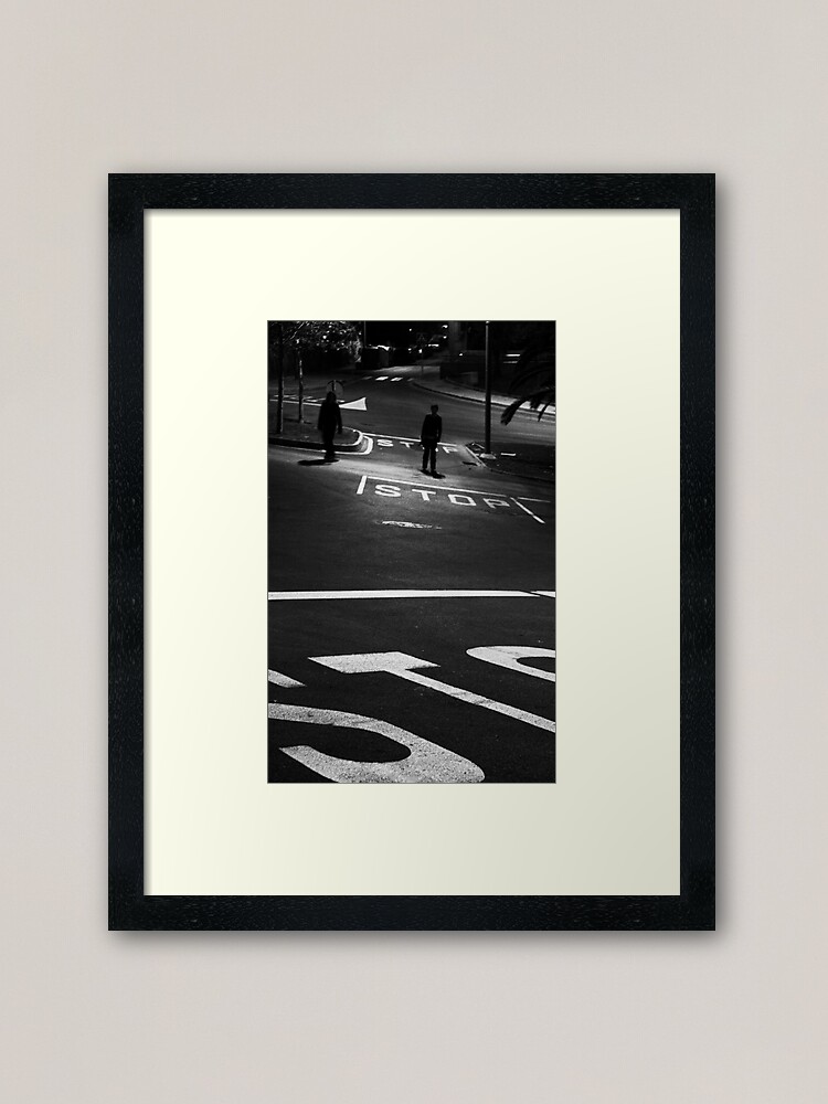 Alternate view of STOP STOP STOP Framed Art Print