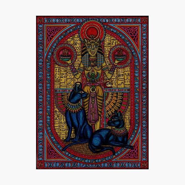 bastet, bast the cat goddess Photographic Print