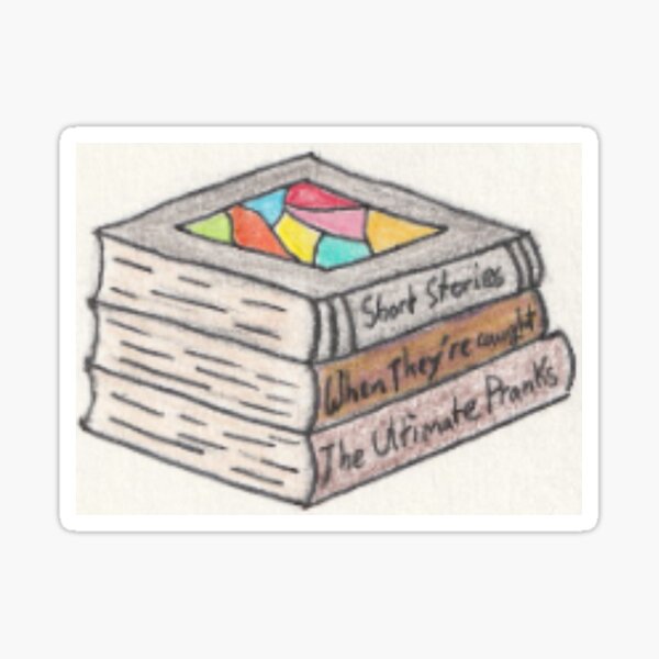 The Stack of Books Sticker