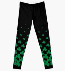 Irish Shamrock Art Leggings