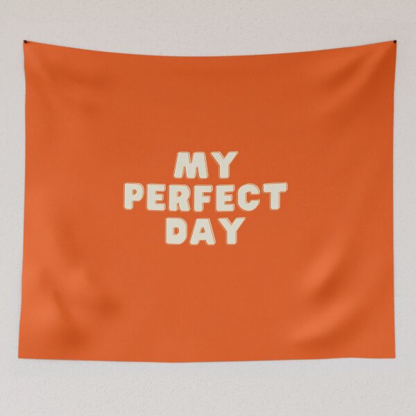 Item preview, My perfect day motivational vintage retro letters minimalist designed and sold by Victornewyork.