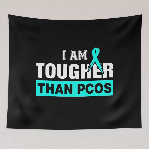 Item preview, I Am Tougher Than PCOS - PCOS Awareness Gear T-Shirt  designed and sold by HighEndLowCost.
