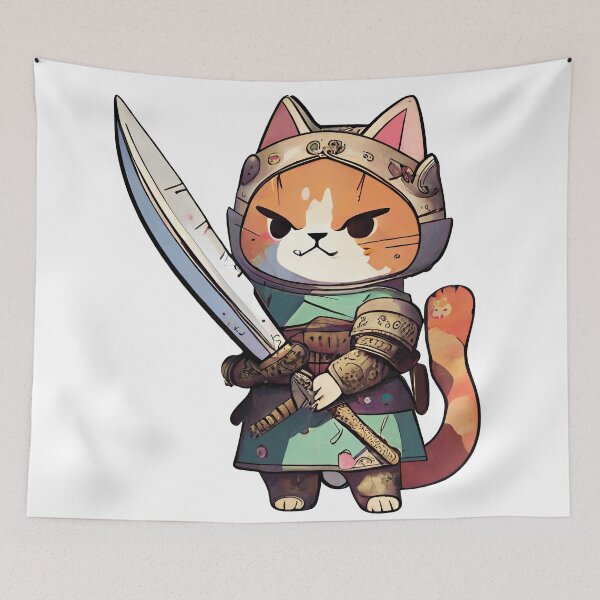 Item preview, Catman Warrior designed and sold by TaurusDigital.