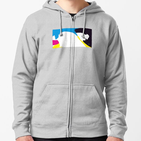 quadricromia quattro Zipped Hoodie