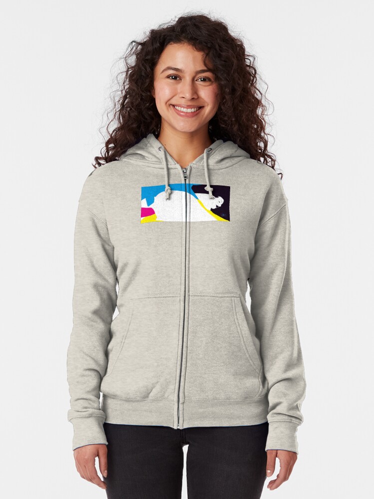 Alternate view of quadricromia quattro Zipped Hoodie