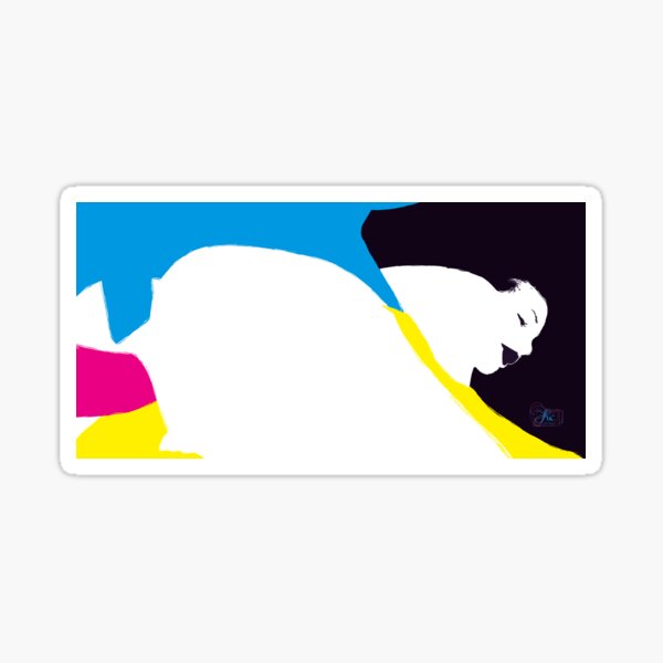 quadricromia quattro Sticker
