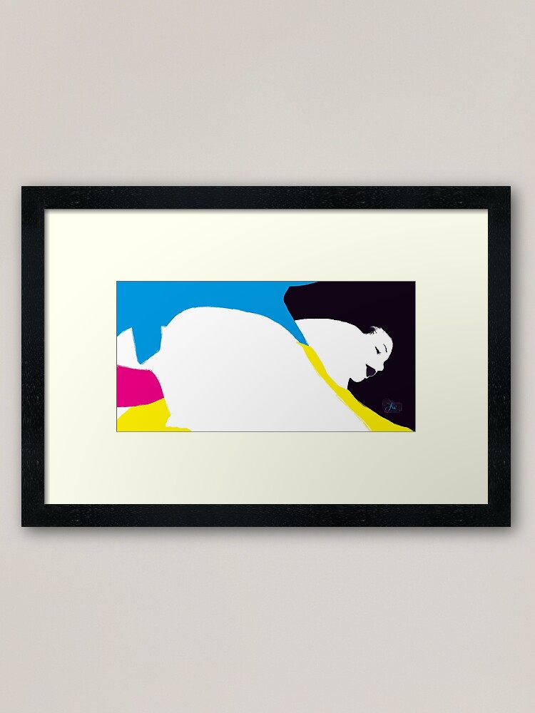 Alternate view of quadricromia quattro Framed Art Print