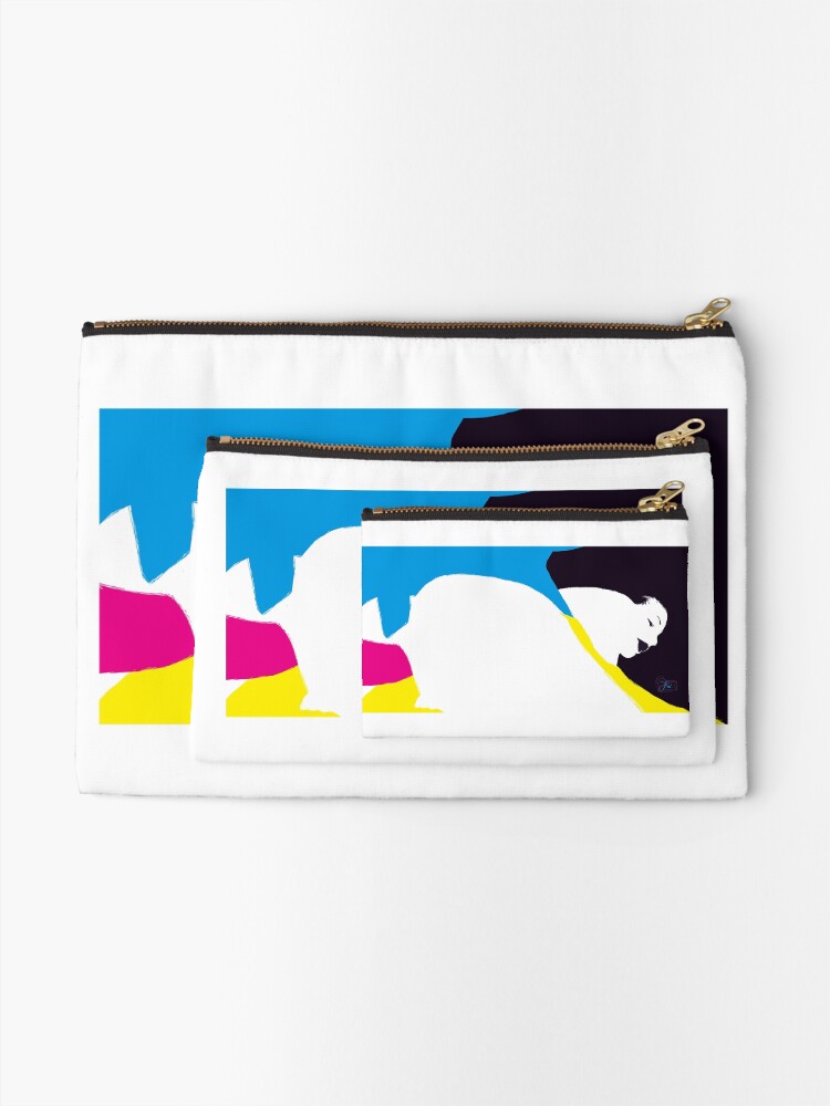 Alternate view of quadricromia quattro Zipper Pouch