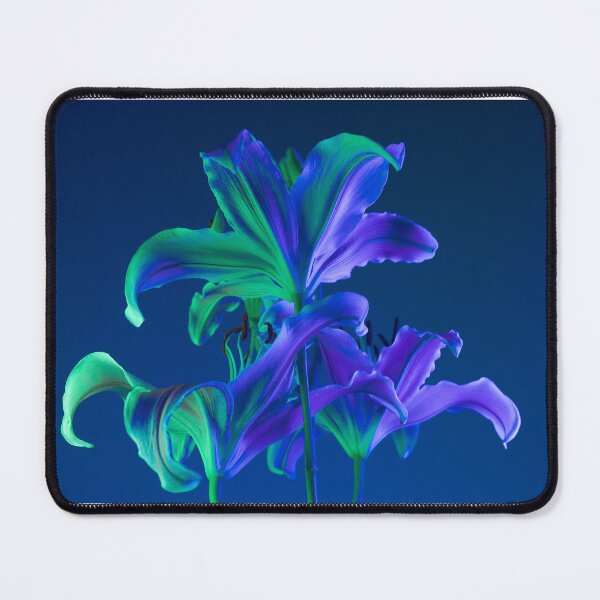 Item preview, Lily flowers in blue light designed and sold by alomituso.