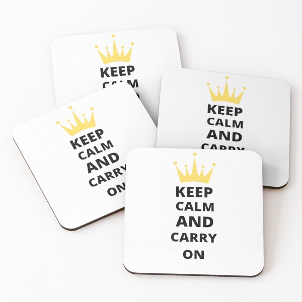 Aperçu de l'œuvre Keep calm and carry on créée et vendue par RudeCotton.
