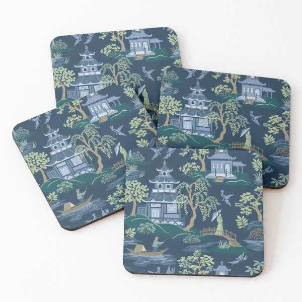 Item preview, Chinoiserie Dark blue designed and sold by Barbara Pixton.