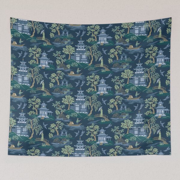 Item preview, Chinoiserie Dark blue designed and sold by Barbara Pixton.