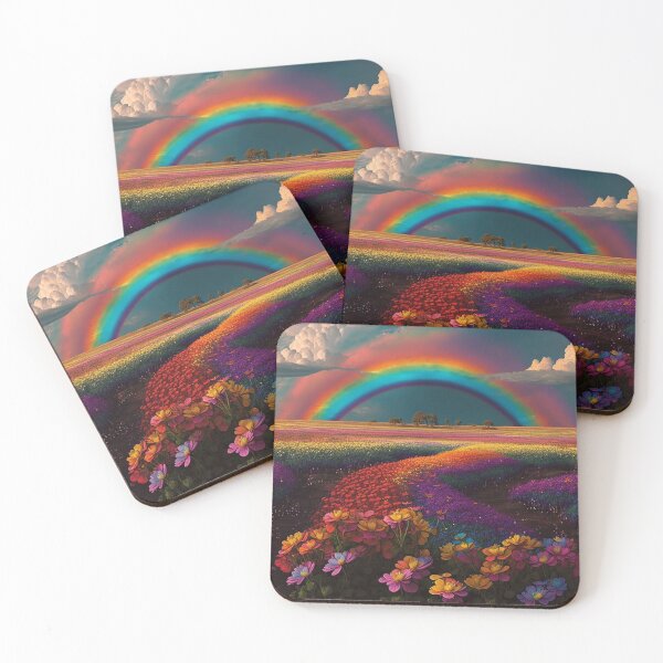 Item preview, The Fields Of Rainbow Flowers designed and sold by HVIUXLEE.