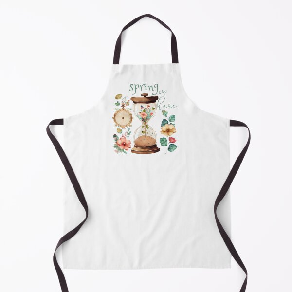 Item preview, Spring Is Here - Watercolour Hourglass and Flowers designed and sold by CreativNode.