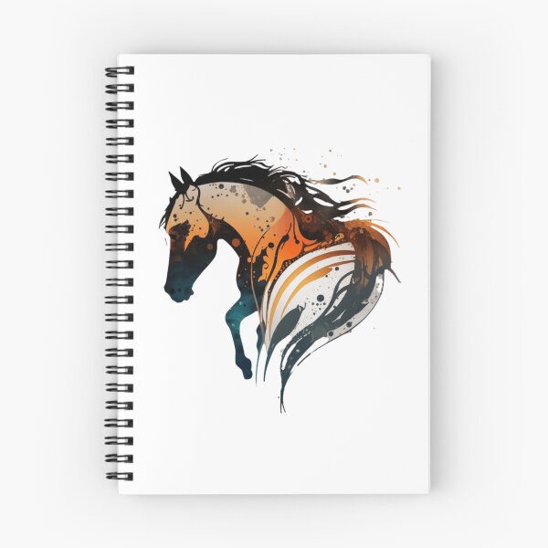 Item preview, Orange Abstract Horse Lover Design designed and sold by EnzoZs.