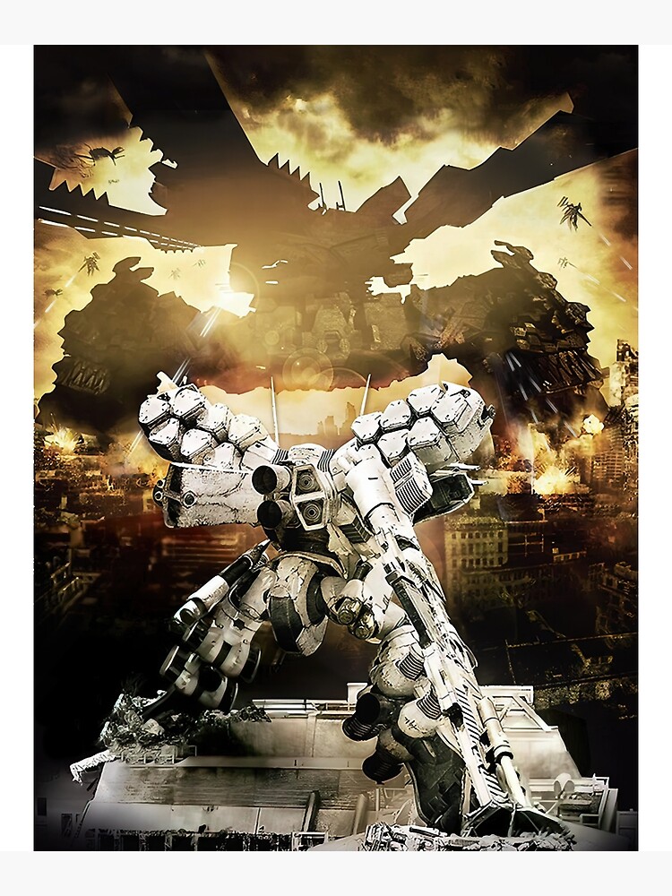 Armored Core 4 - Ps3 - Cover Ver. 2 Poster for Sale by Mecha-Art