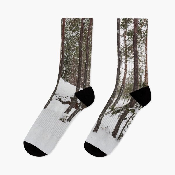 Item preview, Pines and snowy hillside designed and sold by Jouko Lehto Photography.