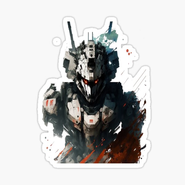 Armored Core 2 - P2 - Main Core Sticker for Sale by Mecha-Art