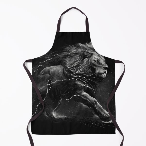 Item preview, Lion Running Black and white designed and sold by Art Genix.