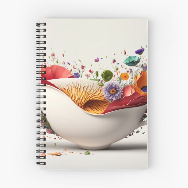 Item preview, A  giant tea cup overflowing with flowers 3 designed and sold by jetaiart.