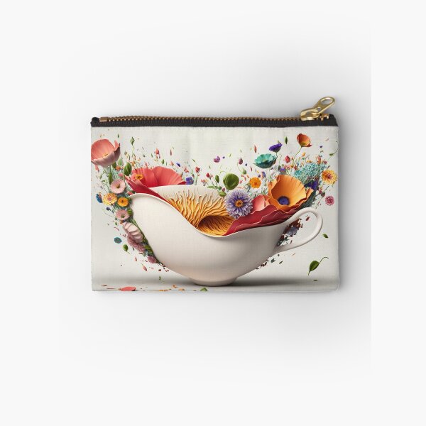 Item preview, A  giant tea cup overflowing with flowers 3 designed and sold by jetaiart.