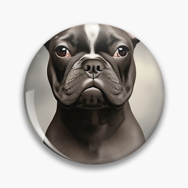 Item preview, portrait of a french bulldog designed and sold by JuliVogel.