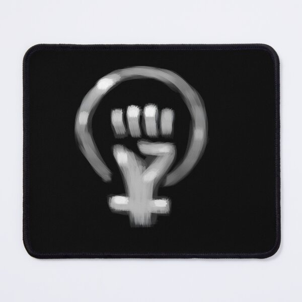 Item preview, Feminism symbol gray designed and sold by Themys24.