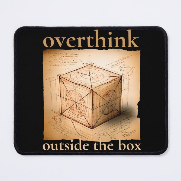 Item preview, overthink outside the box designed and sold by themoniae.