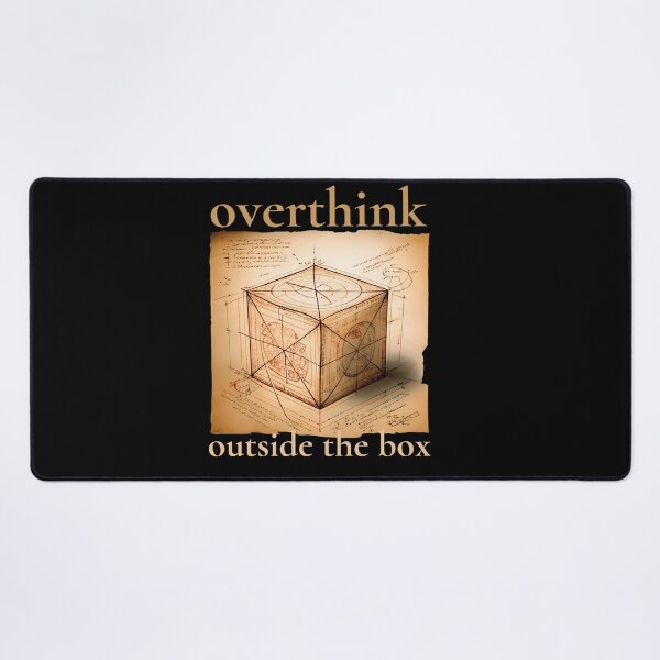 Item preview, overthink outside the box designed and sold by themoniae.