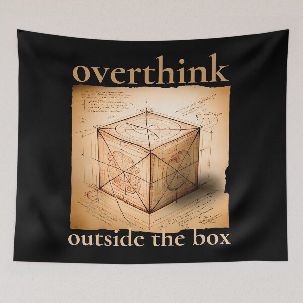 Item preview, overthink outside the box designed and sold by themoniae.