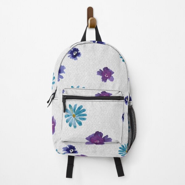 Aperçu de l'œuvre Violet viola flower textured pattern a watercolor  créée et vendue par Yana Mustafina | Boho Soulful Designs.