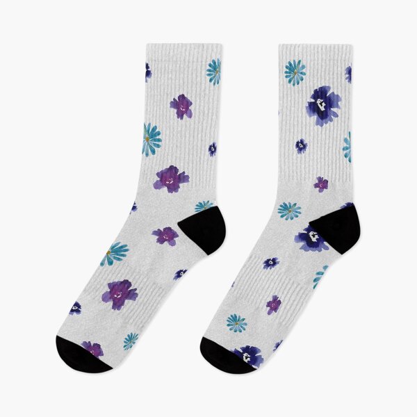 Item preview, Violet viola flower textured pattern a watercolor  designed and sold by Yana Mustafina | Boho Soulful Designs.