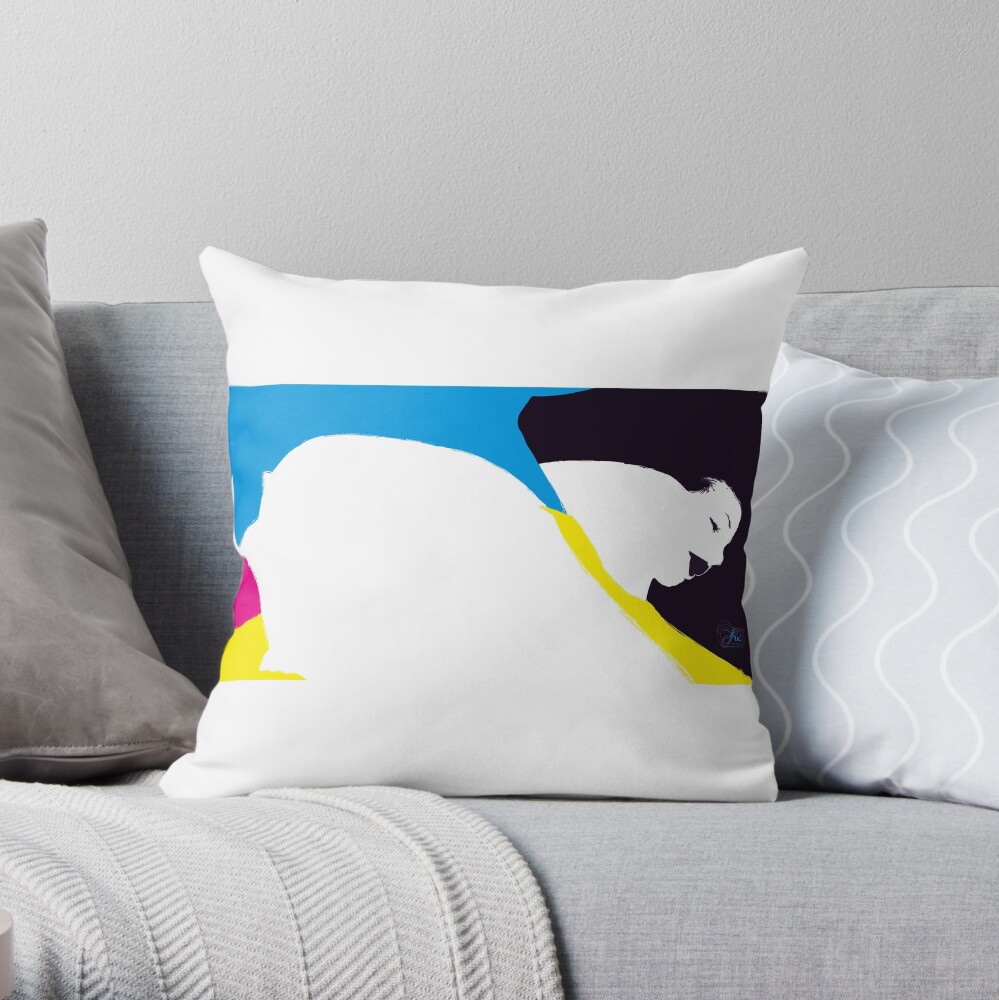 quadricromia quattro Throw Pillow