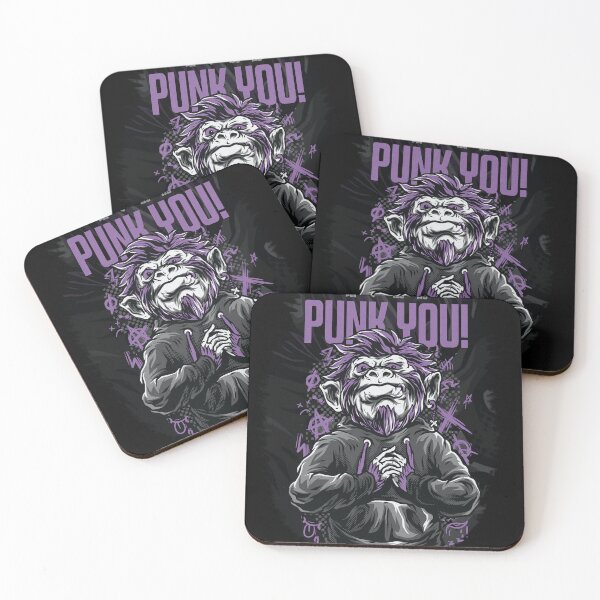 Item preview, Punk you! Monkey designed and sold by mprodart.