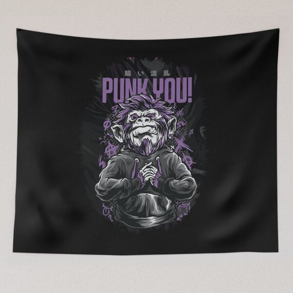 Item preview, Punk you! Monkey designed and sold by mprodart.