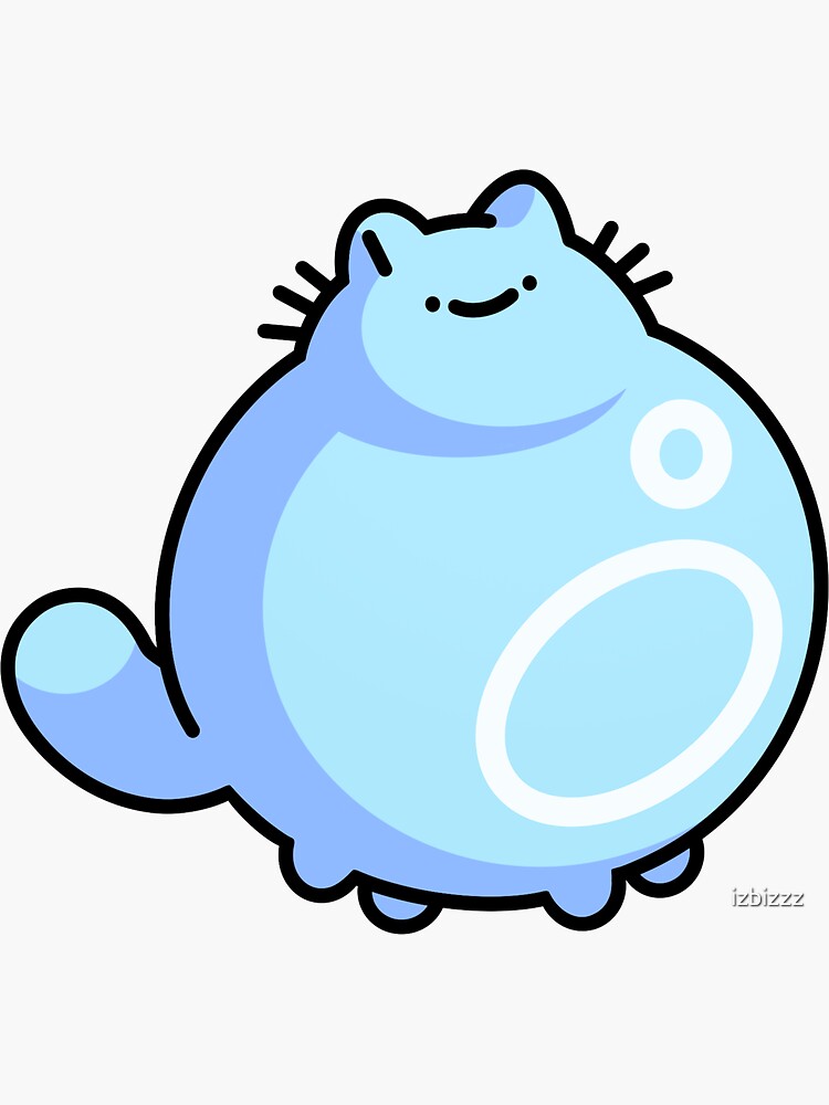 "Bubble Kitty" Sticker for Sale by Redbubble