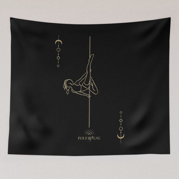 Item preview, Pole dancing illustration designed and sold by MarieBlly.