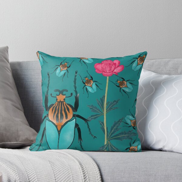 Item preview, bugs and flower blue designed and sold by sriknick.