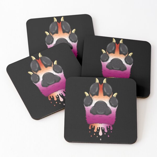 Item preview, LGBTQ+ Lesbian paw  designed and sold by LukaCreatureArt.