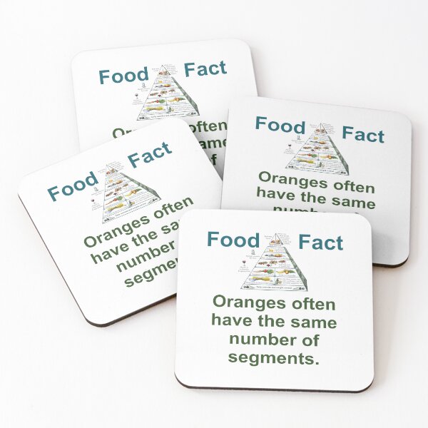 Item preview, Oranges Often Have The Same Number  - Food Fact designed and sold by CrankyOldDude.
