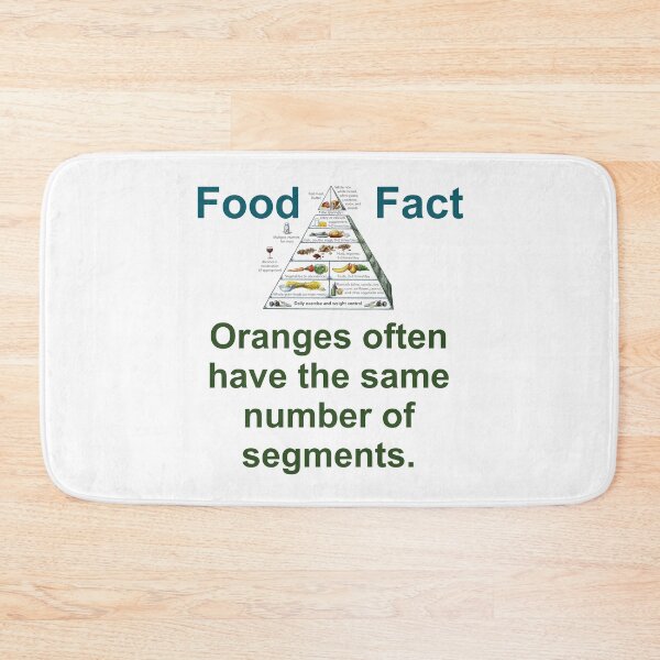 Item preview, Oranges Often Have The Same Number  - Food Fact designed and sold by CrankyOldDude.