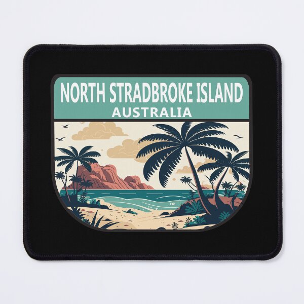 Item preview, North Stradbroke Island Australia Retro Emblem designed and sold by KrisSidDesigns.
