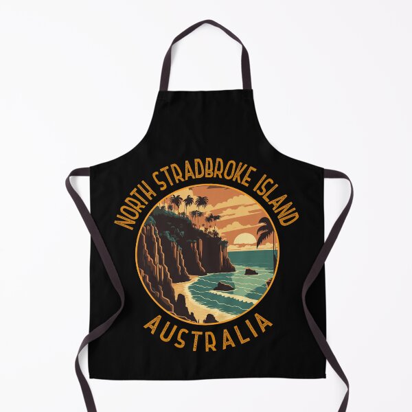 Item preview, North Stradbroke Island Australia Distressed Circle designed and sold by KrisSidDesigns.