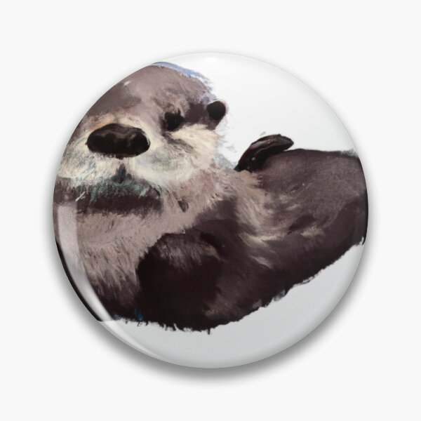 Item preview, Cute Sea Otter Digital Art Best Design designed and sold by MerchGiants.