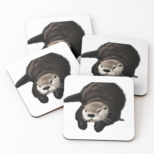 Item preview, Cute Sea Otter Digital Art Best Design designed and sold by MerchGiants.