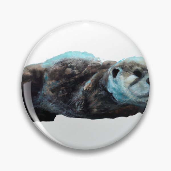 Item preview, Cute Sea Otter Digital Art Best Design designed and sold by MerchGiants.