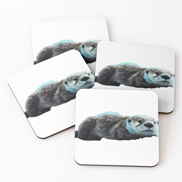 Item preview, Cute Sea Otter Digital Art Best Design designed and sold by MerchGiants.