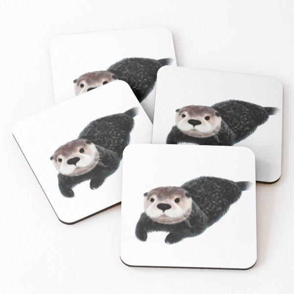 Item preview, Cute Sea Otter Digital Art Best Design designed and sold by MerchGiants.