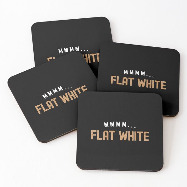 Item preview, Mmmm... flat white coffee | Tasty caffeine~ designed and sold by AllInCoffee.