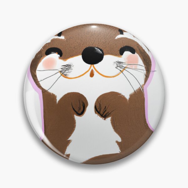 Item preview, Cute Sea Otter Digital Art Best Design designed and sold by MerchGiants.